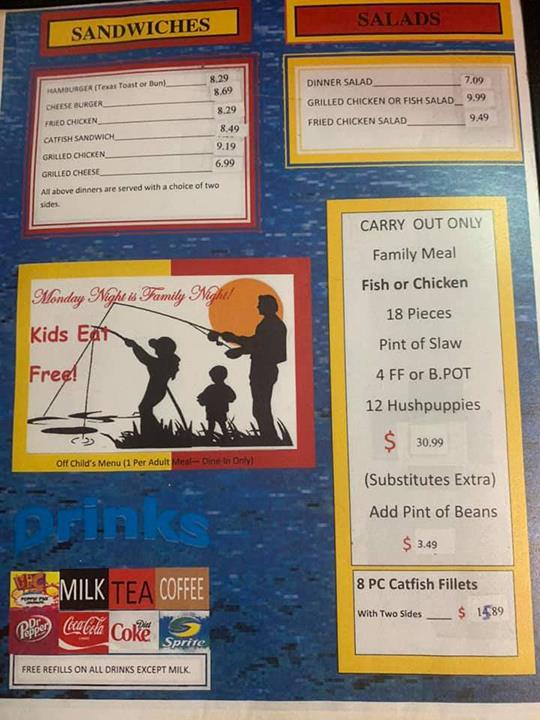 Catfish Campus Restaurant Columbia, TN